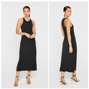 NWT - Club Monaco slinky racerback dress in black